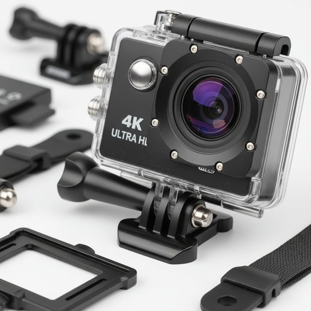4K Sports Action Camera with Optical 16MP High Resolution with Wi-Fi